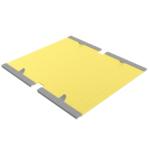 35784/32MA Чотирьох точкова маска для тазу, у положенні на животі та на спині, великий розмір, матеріал EFFICAST товщина 3,2 мм, рівень перфорації максі